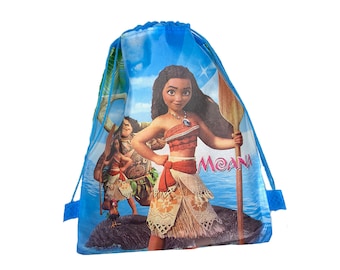 Moana drawstring bags for kids