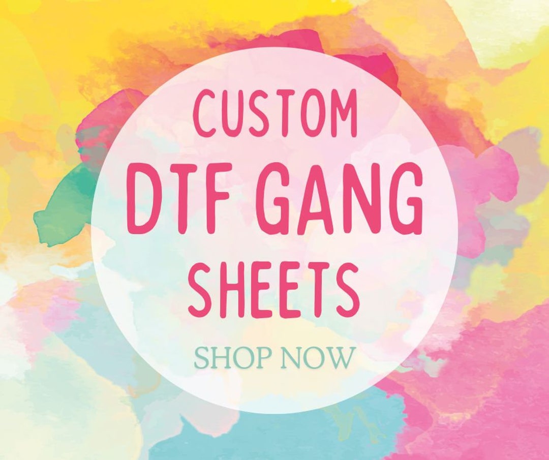 DTF Gang Sheet DTF Transfers Gang Sheets Custom Heat Transfers Bulk DTF ...