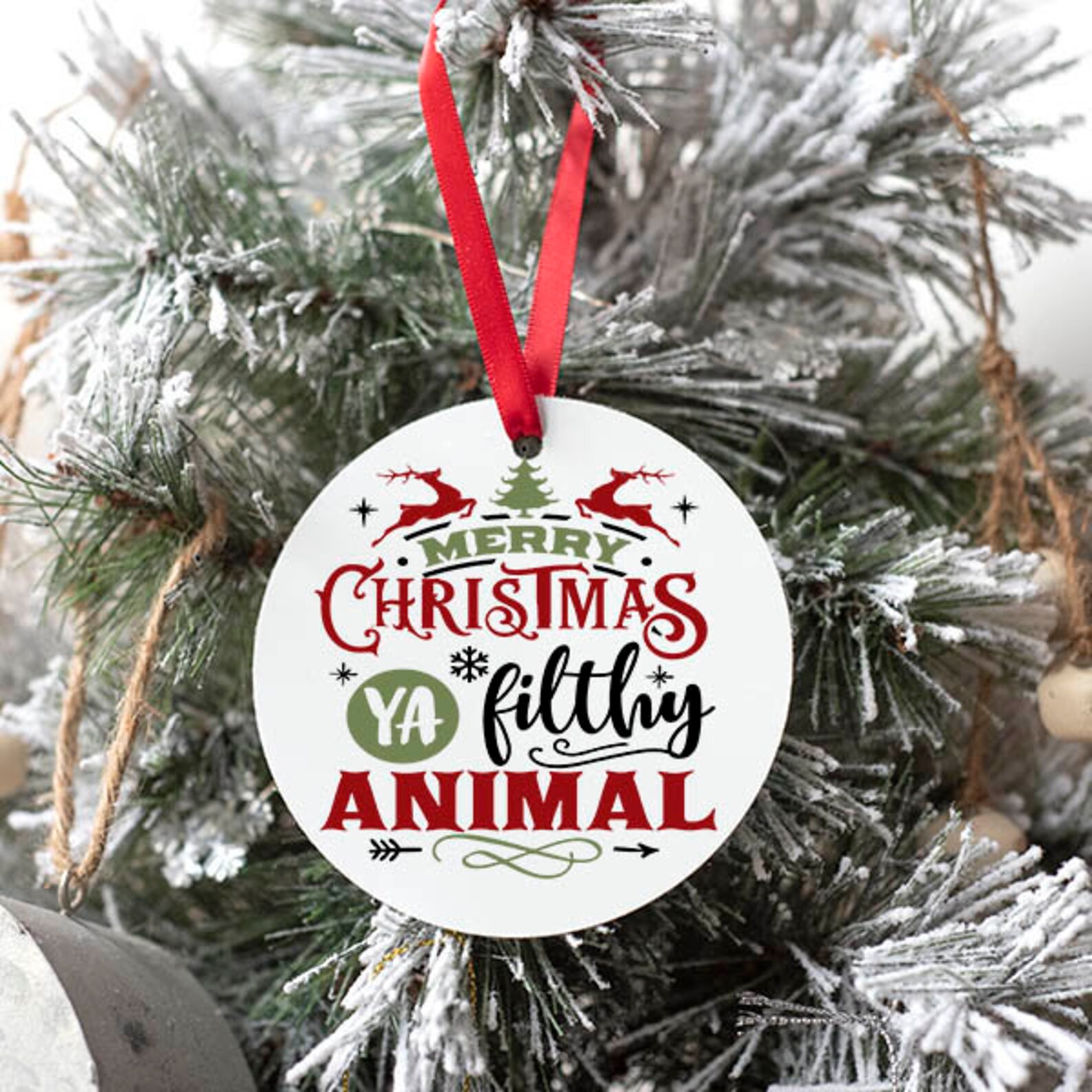 FUNNY CHRISTMAS ornament 2020 6 funny slogans to choose Etsy