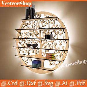 Levensboom wandplank, lasergesneden CNC-sjablonen (digitale bestanden)