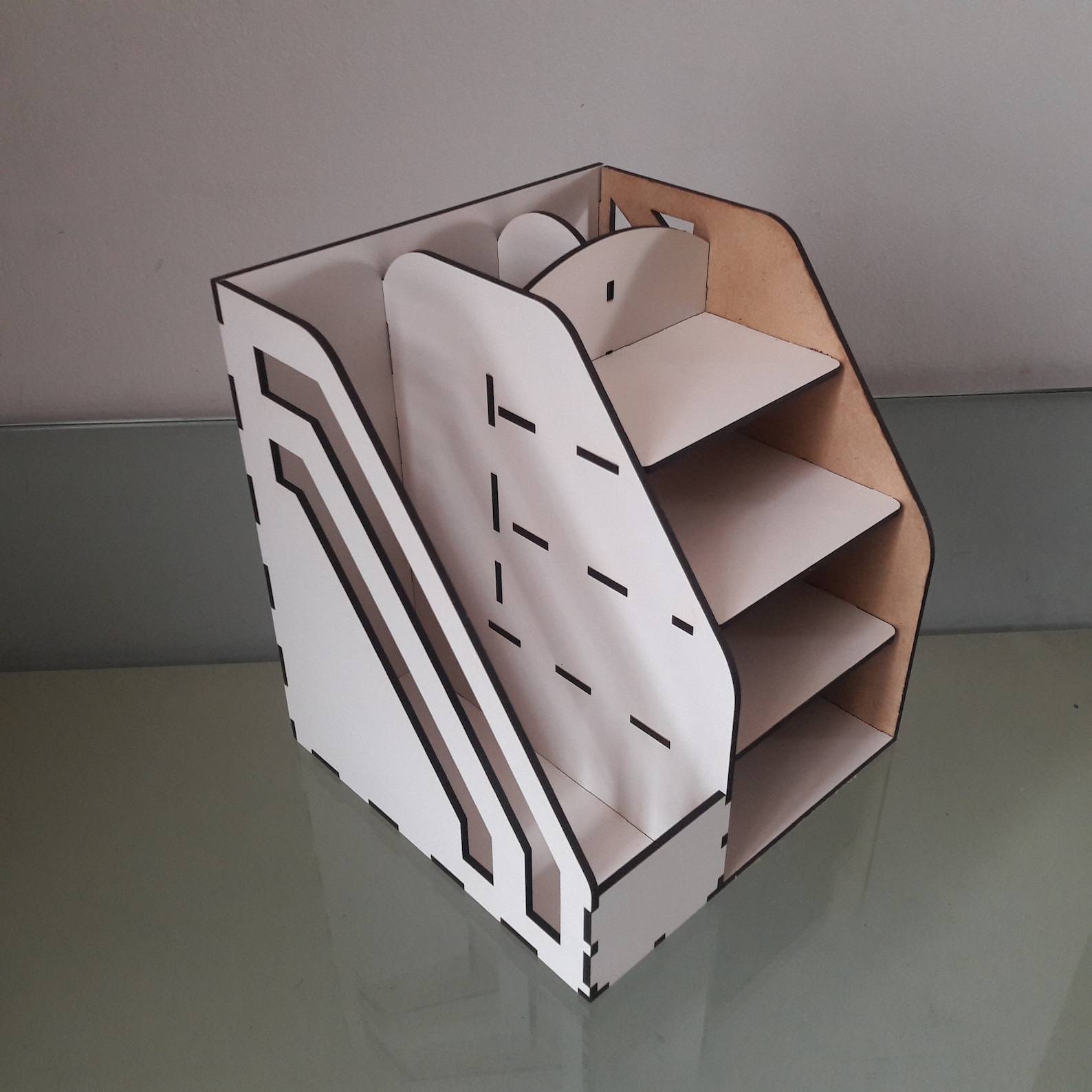 3mm Small Desk Organizer for Laser Cutting Vector Cutting Etsy