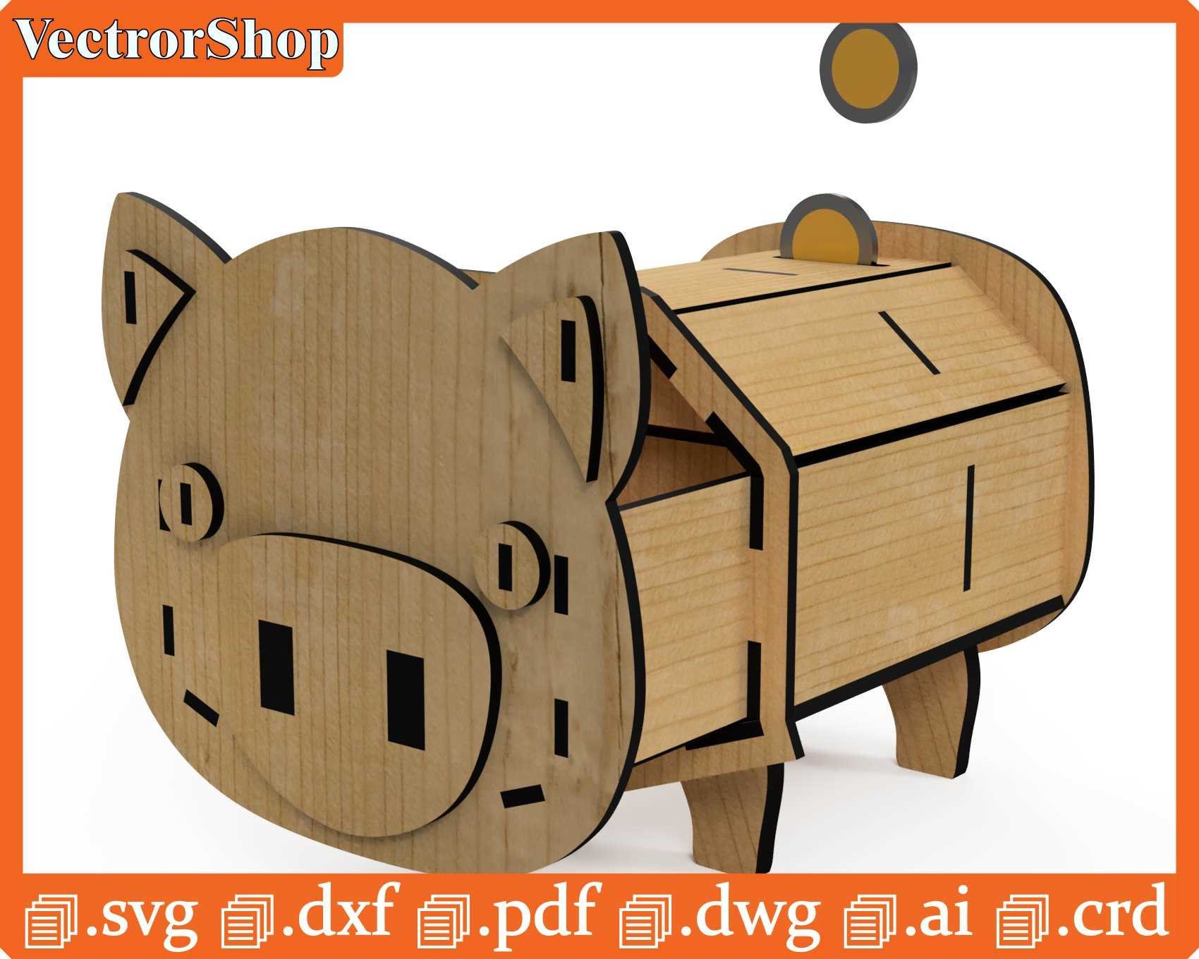 3mm Chancho Shaped Box Includes Piggy Bank Compartment Laser Etsy 3mm Chancho Shaped Box Includes Piggy Bank Compartment Laser Etsy