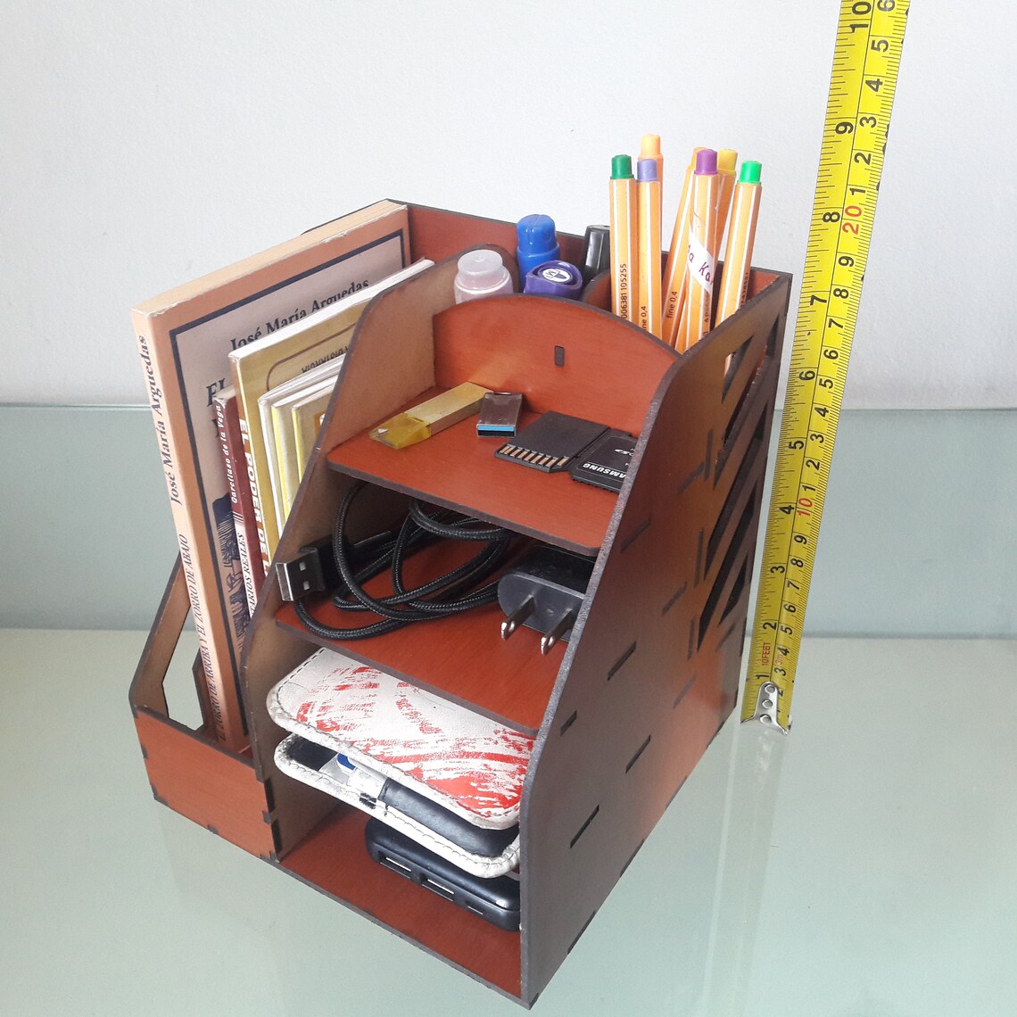3mm Small Desk Organizer for Laser Cutting Vector Cutting Etsy