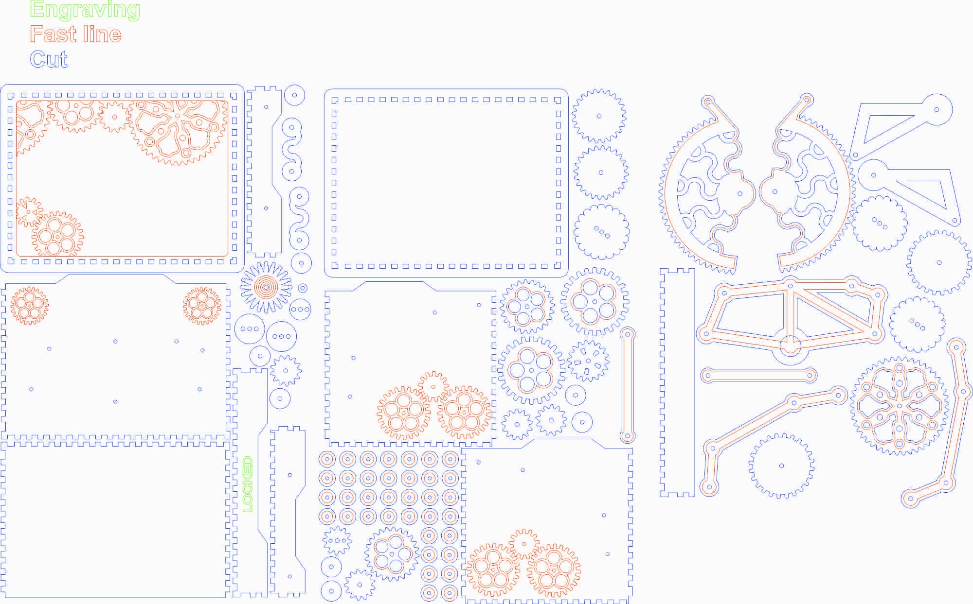 Mechanical Gearbox for Laser Cut / Gear Baul / Decorative Box Etsy UK