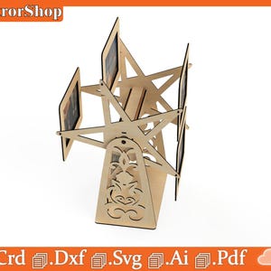 Carousel Photo Frames / Star Photo Frames / Home Decoration / Laser Cut ...