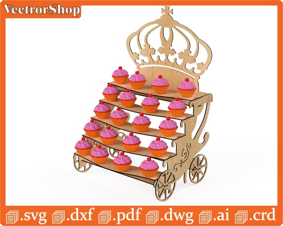 3mm Table Shelf Party Shelf Candy Stand Cupcake Organizer Etsy