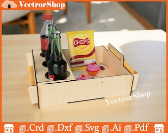 Szablon kosza na piwo wycinanego laserowo – pliki SVG, DXF, PDF
