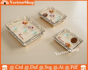 CNC Laser Cut Tray Template, Parties, Birthdays (Digital Download)