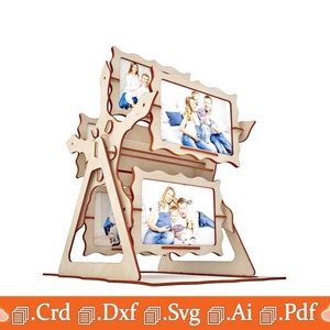 Photo frames for laser cutting / home decor for CNC cutting / cnc router / digital / vector files / instant download / laser cut files