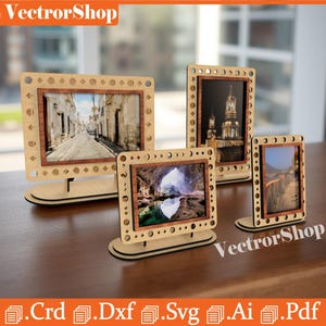 File SVG per cornici per foto tagliate al laser, decorazioni per la casa CNC (download digitale)