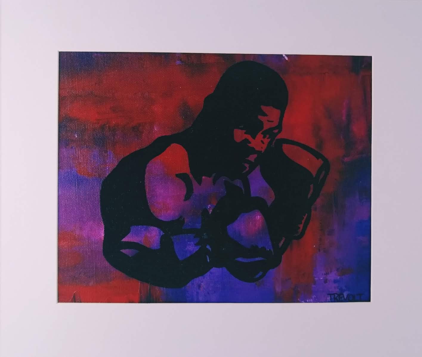 Mike Tyson Painting Stencil Art Minimalist Art | Etsy