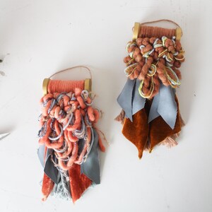 Tiny Boho Woven Wall Hanging | Miniature Woven Art: Summer Bobbin Minis - You Choose!