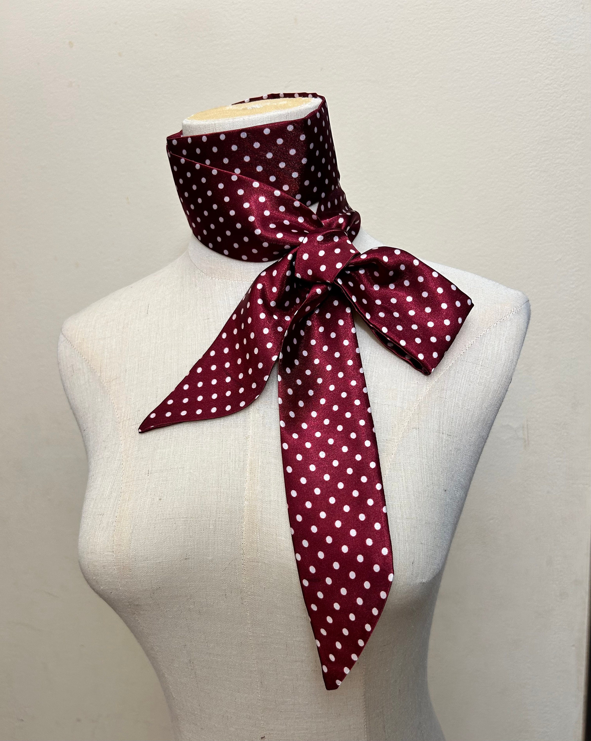 Foulard In Seta Bandeau Donna Made In Italy - Sciarpina Per Collo, Polso E Borse - 100x6cm - Foto 4