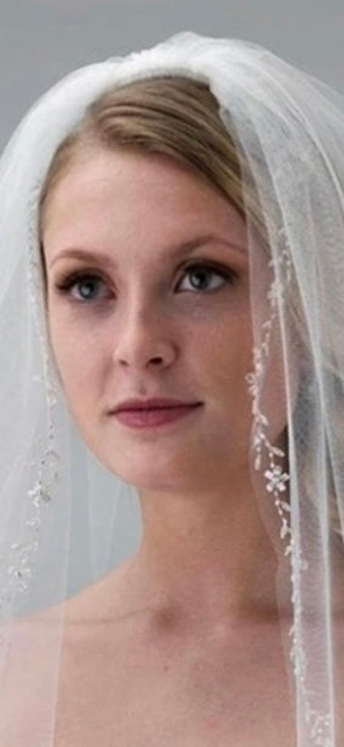 Pearl Wedding Veil Bridal Veil Wedding Veil Pearl Edge Wedding Veil