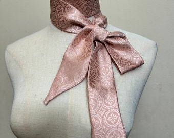 Skinny scarf silk (Light pink)