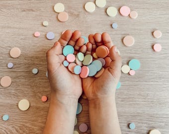 Wiederverwendbares Konfetti Geburtstag Kindergeburtstag Einschulung Schule 1. Klasse Torte Kuchen Backen Acryl
