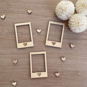 Wooden magnet for instax Mini photos, picture frames, Polaroid frames, Valentine's Day, Mother's Day, Father's Day