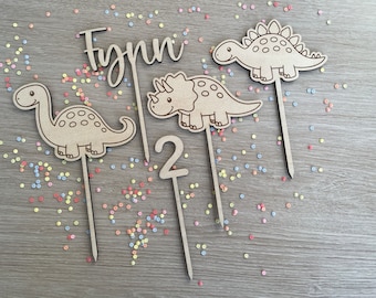 Cake Topper Set Dino Birthday Children's Birthday Cake Baking Dinosaur