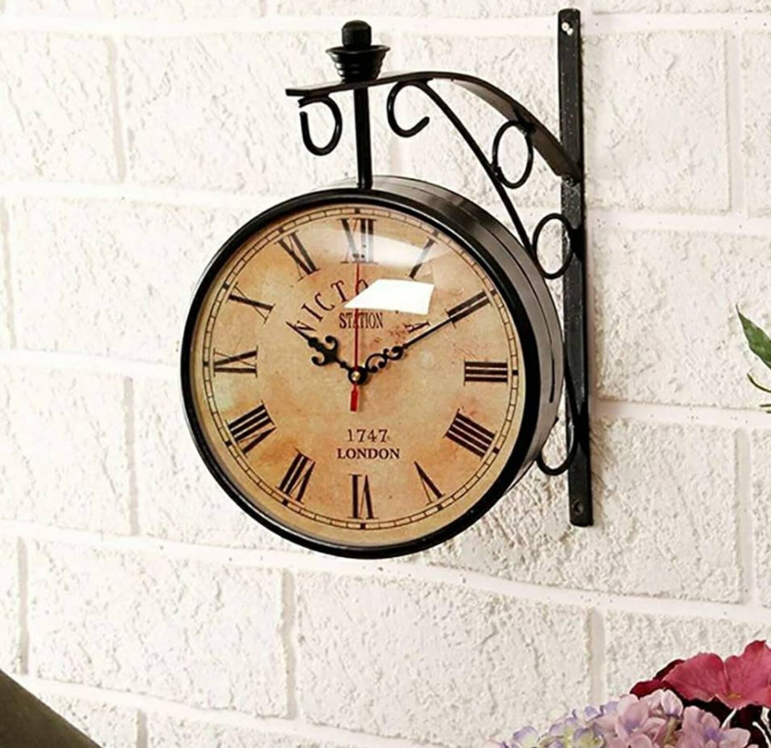 12 Zoll Zifferblatt Vintage antike schwarze Station | Etsy