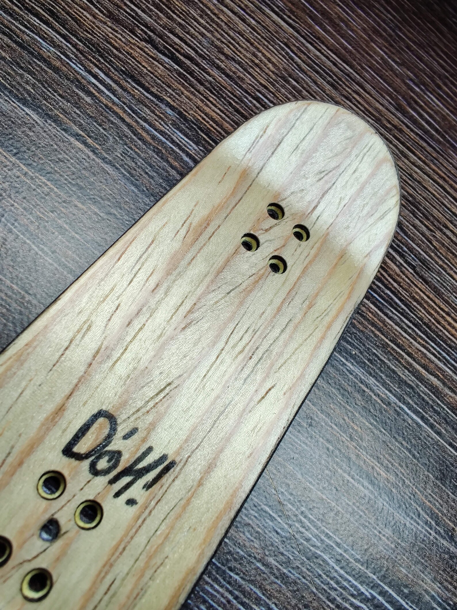 D'oh Fingerboard Deck Split Exotic Etsy