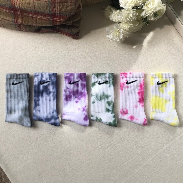 Tie Dye Nike Socks - Etsy UK