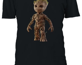 Featured image of post Baby Groot T Shirt Women s We cant all be morning people get the official marvel light gray shirt only at teeturtle exclusive graphic designs on super