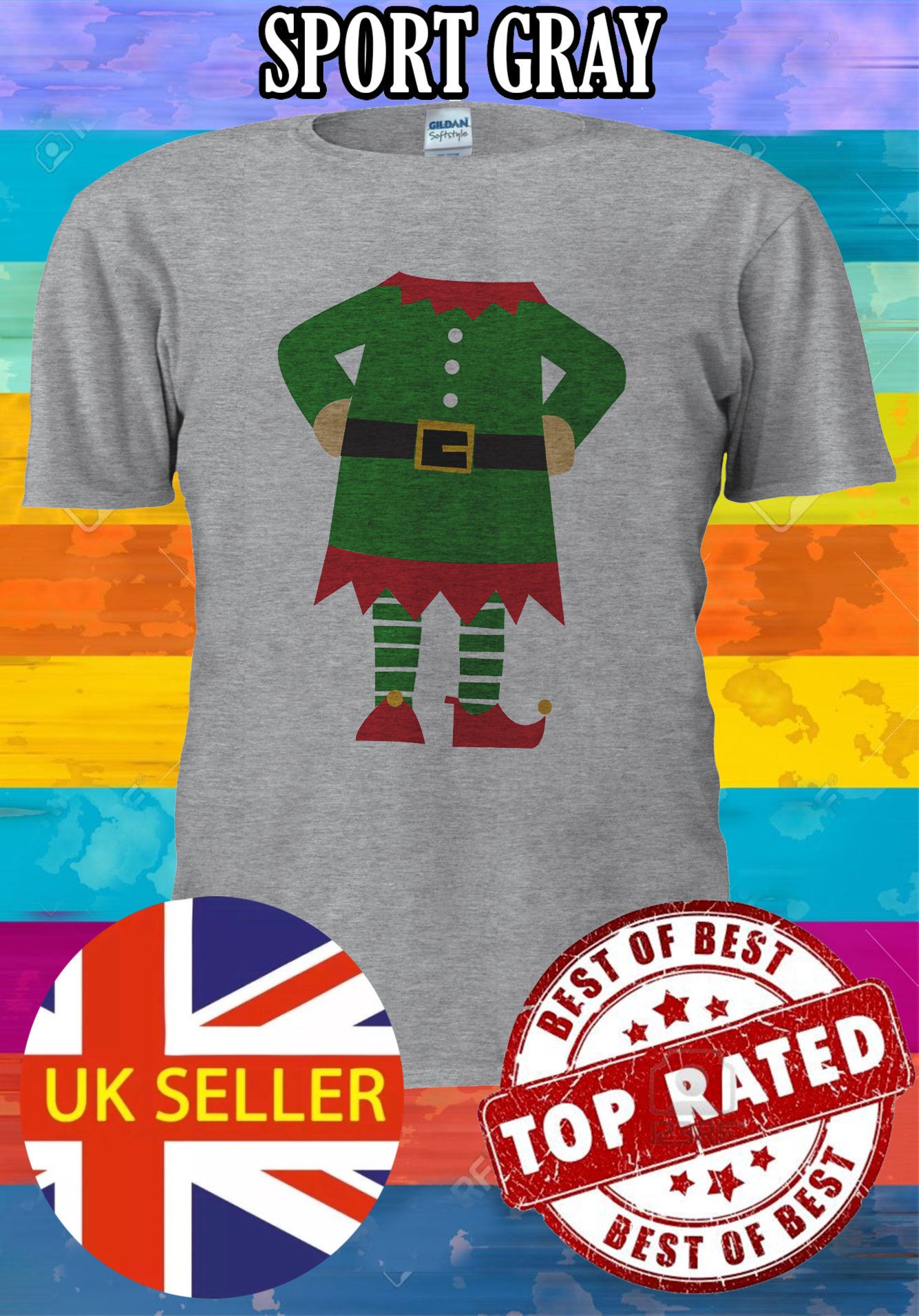 Elf Body Christmas Xmas Holiday T-shirt Tshirt Oversized Gift | Etsy