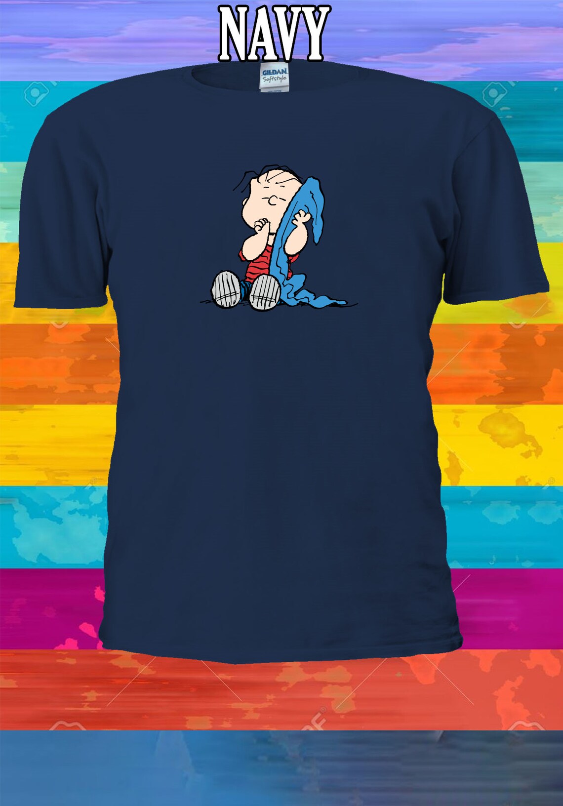 Happy Linus & His Blanket T shirt T shirt Etsy