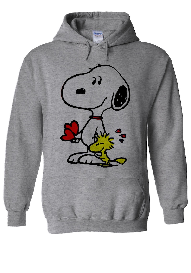 Snoopy Woodstock Liebe Hoodie Sweatshirt Pullover Pullover Etsy