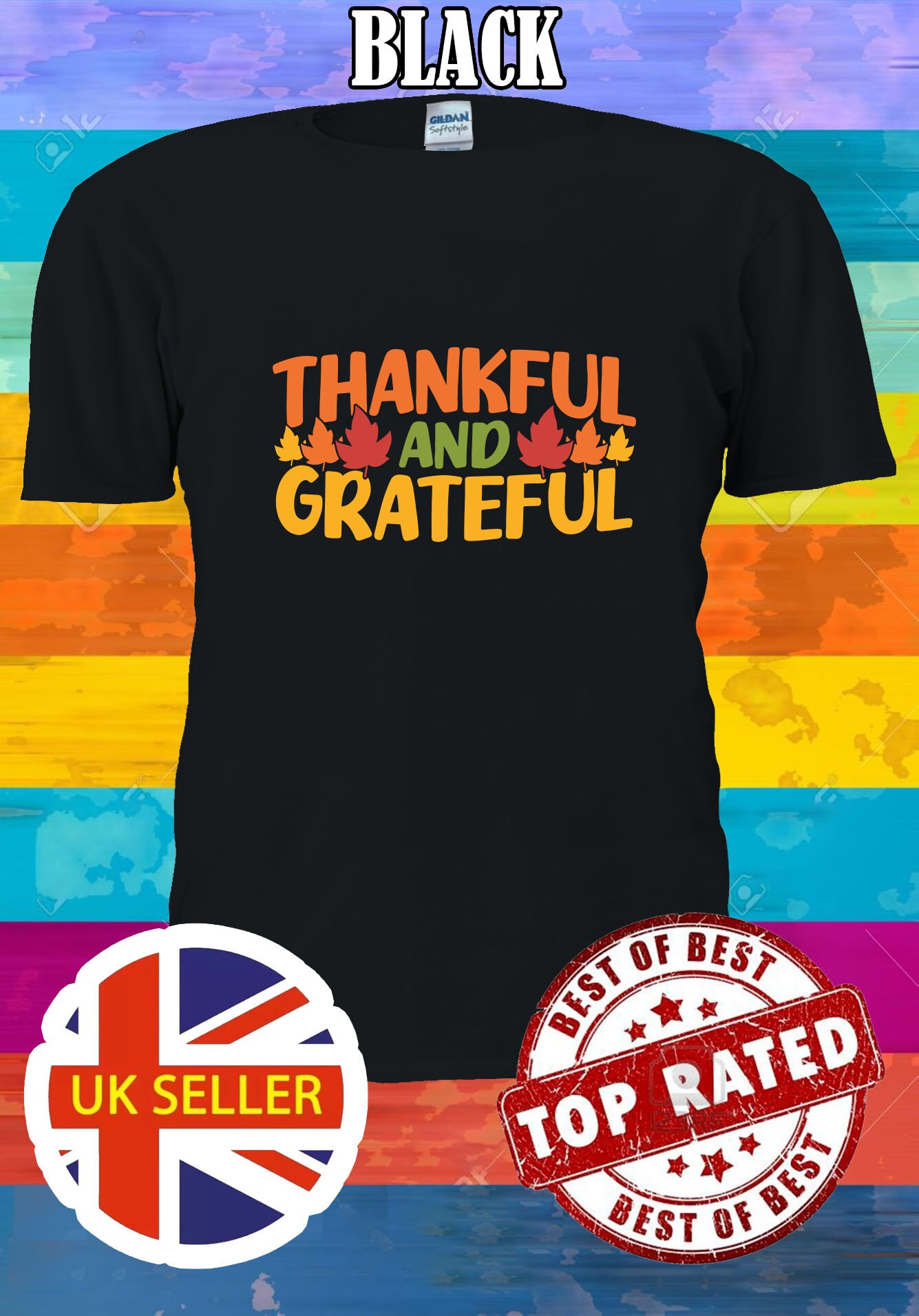 Thankful And Grateful T shirt T shirt S-M-L-XL-XXL-3XL-4XL-5XL | Etsy