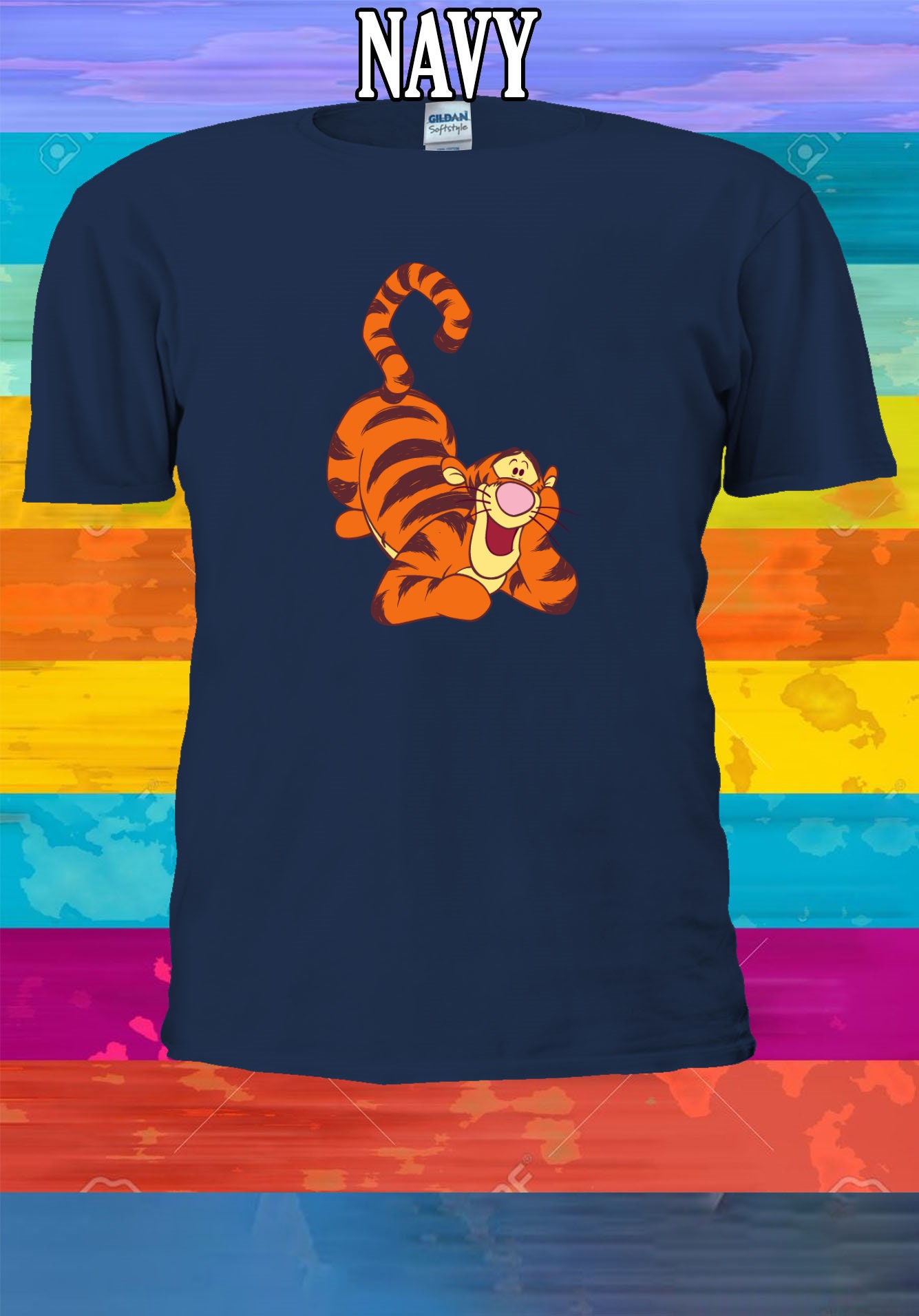 Winnie The Pooh Very Happy Tigger T-shirt Tshirt Oversized | Etsy