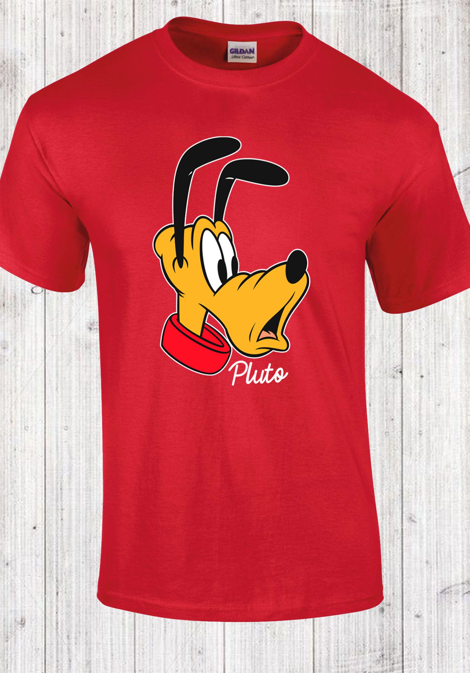 Disney Pluto The Dog Cartoon Character Cute Tshirt Tshirt | Etsy