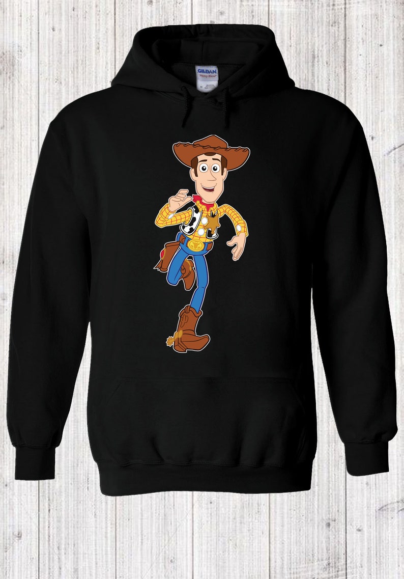 Disney Toy Story Sheriff Woody Run Hoodie Sweatshirt Jumper Etsy