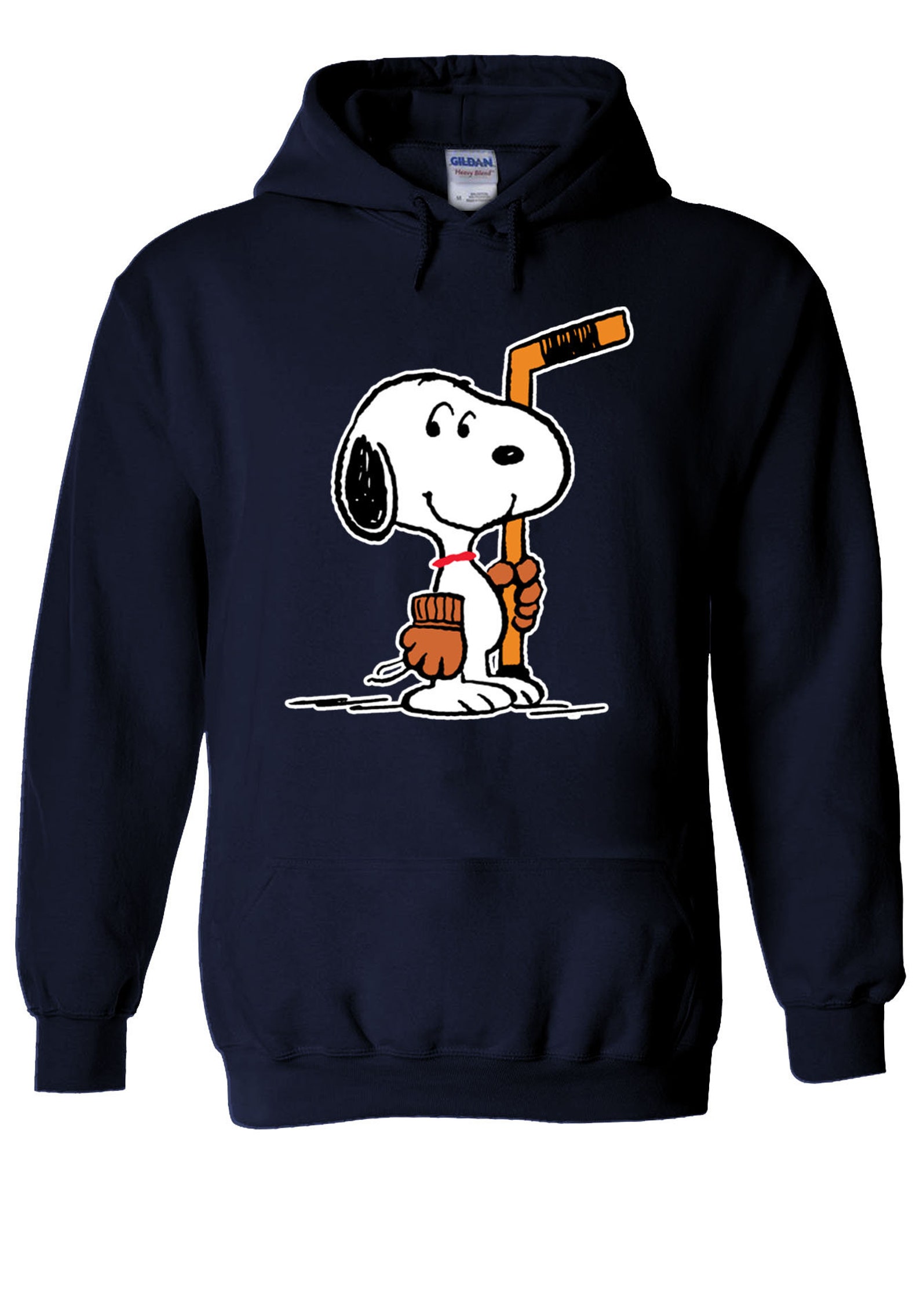Snoopy Cartoon Hockey Stick Hoodie Sweatshirt Jumper Pullover Etsy
