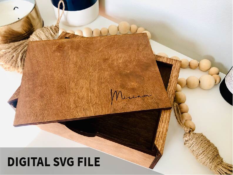 Keepsake Memory Box DIGITAL FILE SVG Etsy
