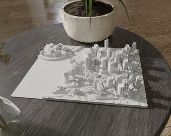 3D Print Boston 5X7 3D City Series STL