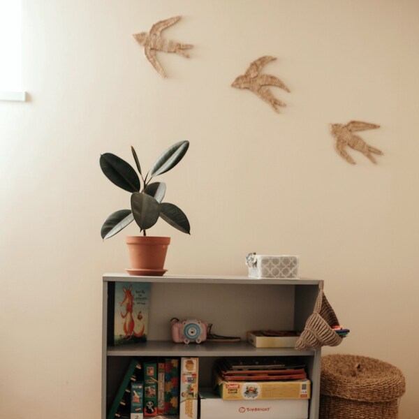 Wicker Wall Decor Etsy