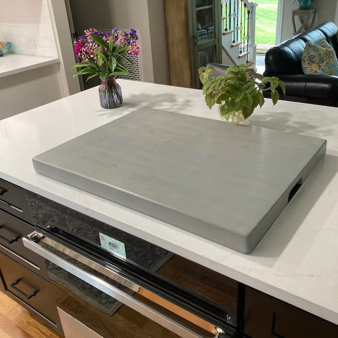 Wood Stove Cover for Gas Stove, Modern Handmade Noodle Board, Gas Stove