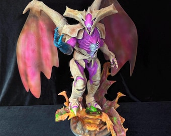 Hive King Collector Statue | Destiny 2 Inspired Fan Art | Hand Painted 16 Inch Display Figure | Sci Fi Fantasy Gaming Decor