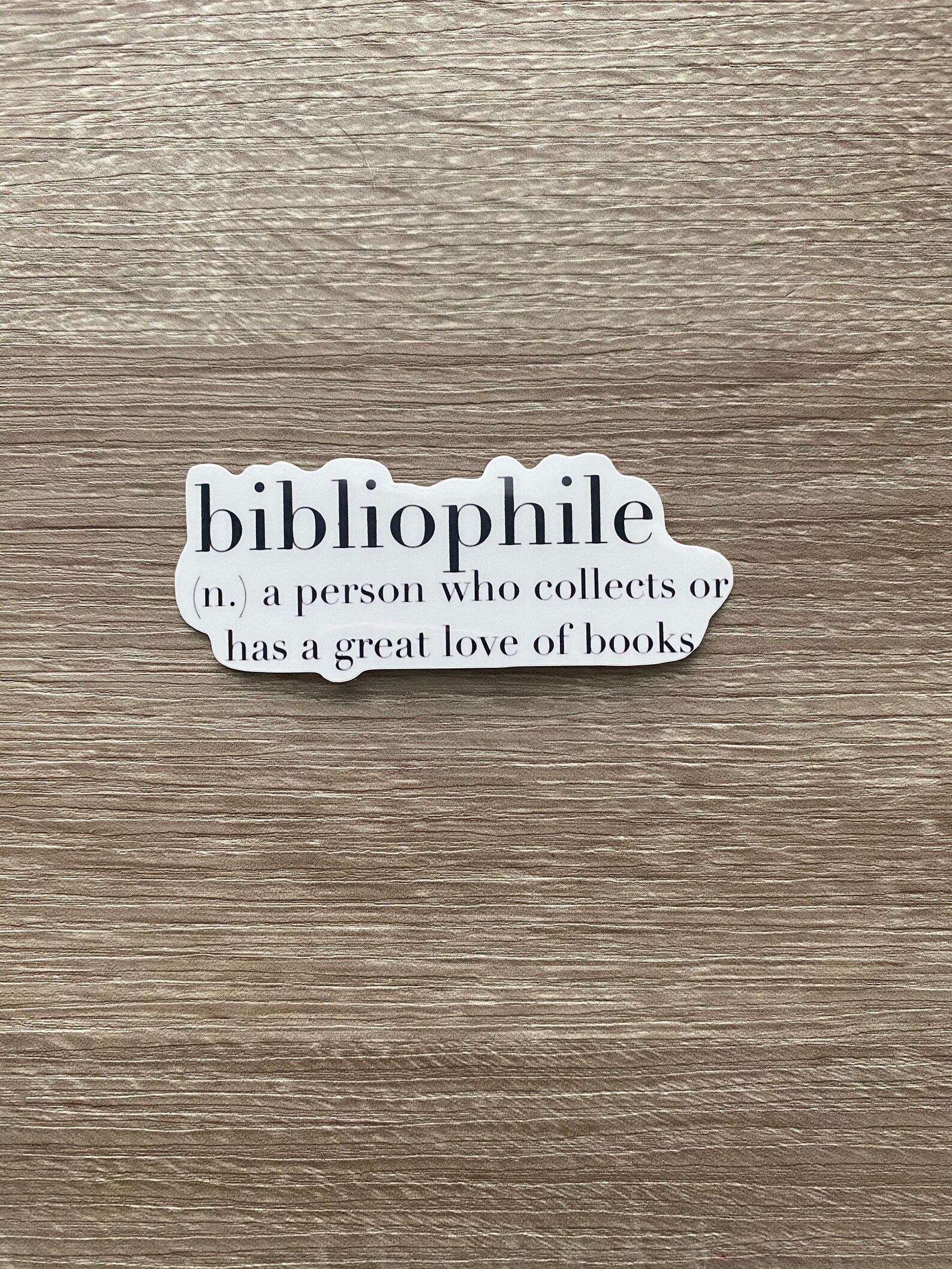 Bibliophile Definition Sticker Bookish Sticker Book Lovers Etsy Il Ar6t