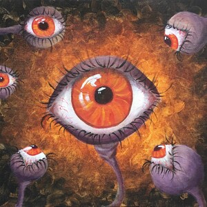 Scrutineyes - Eyeball Creature Painting