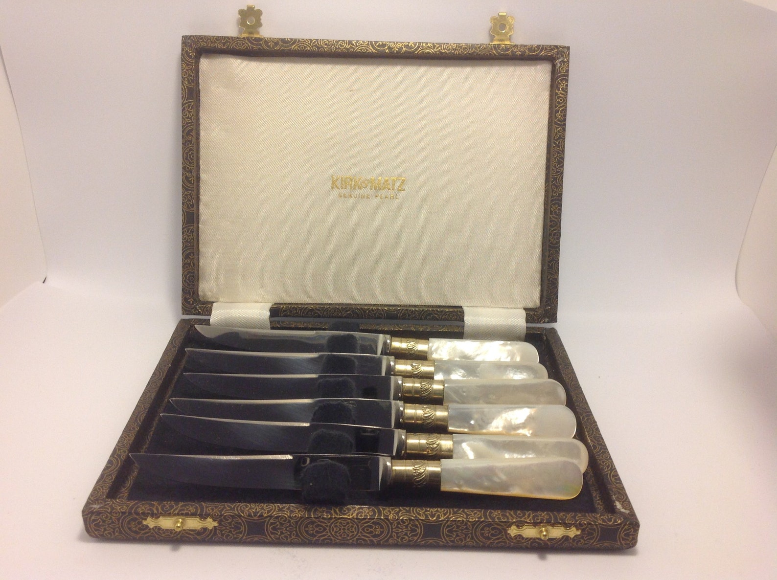 KIRK & MATZ SHEFFIELD england knife set vintage set of 6 Etsy