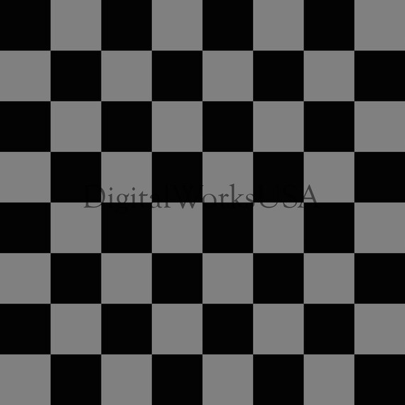 Black and Gray Checker Pattern Seamless File JPG | Etsy