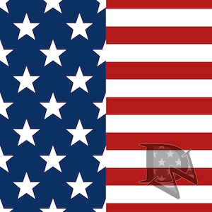 Stars and Stripes Patriotic Patterns 2 separate files Seamless files JPG