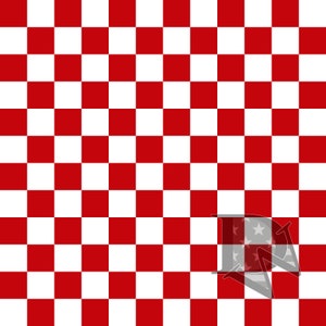 Rot und Weiß Schachbrett Muster nahtlose Datei oder digitales Papier JPG 12x12