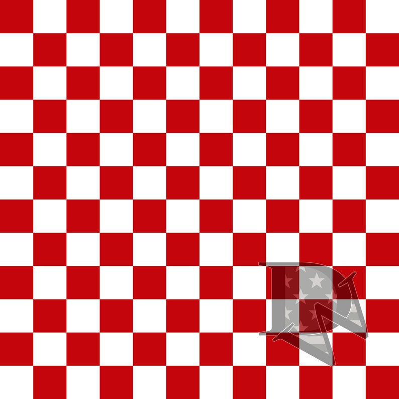 red and white checker pattern seamless file
