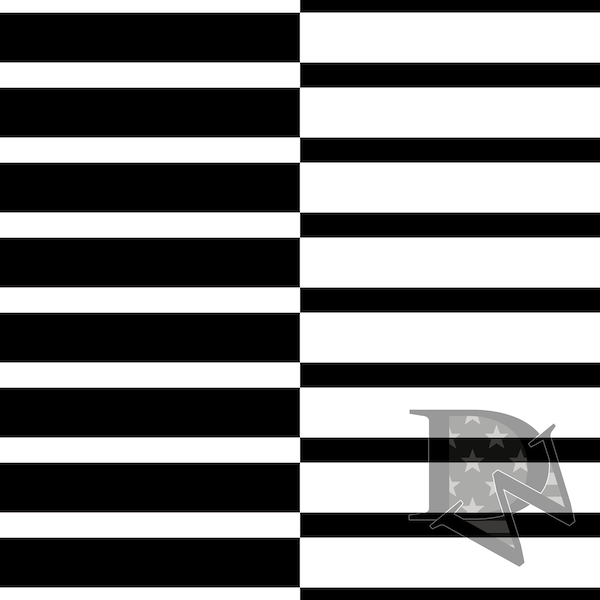 Black and White Horizontal Stripe Pattern Seamless File or Digital Paper JPG 12x12 (2 separate files standard and inverted color variation)