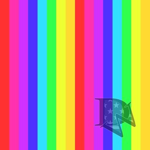 Neon Rainbow Stripe Pattern Seamless File or Digital Paper JPG 12x12 (vertical and horizontal stripes)