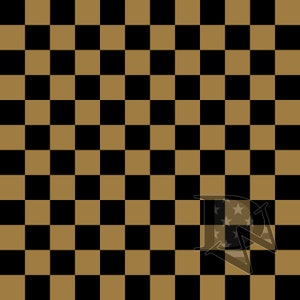 May include: A black and brown checkerboard pattern. The pattern is made up of alternating black and brown squares.
