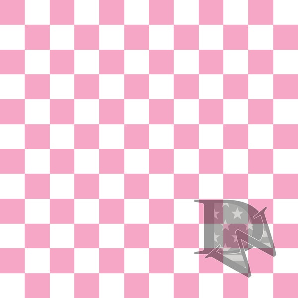 Princess Pink and White Checker Pattern Seamless File or Digital Paper JPG PNG 12x12